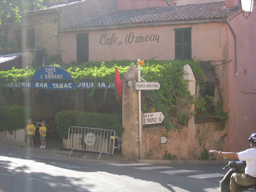 The café in Ramatuelle