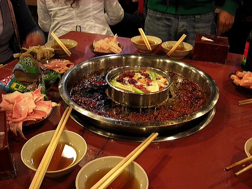 Hotpot - table spread