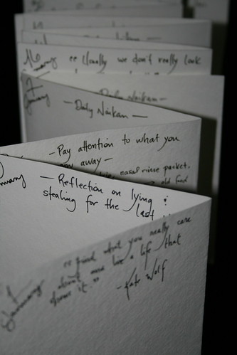 Mindfulness Journal Jan '08