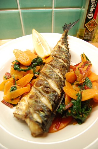 Grilled mackerel