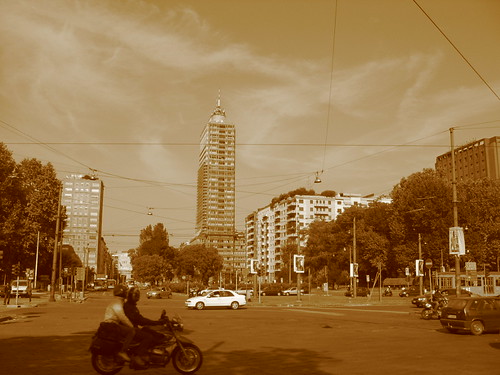 Piazza della Repubblica, Milan, Italy
