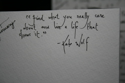 Kate Wolf Quote