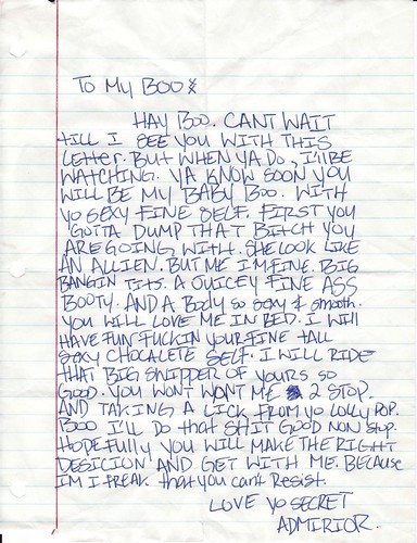 A scanned copy, because you have to see it to believe it