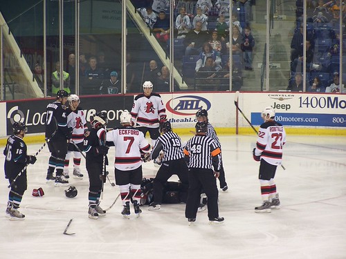2009-10-10 - Lowell Devils Opening Night vs Worcester Sharks 126