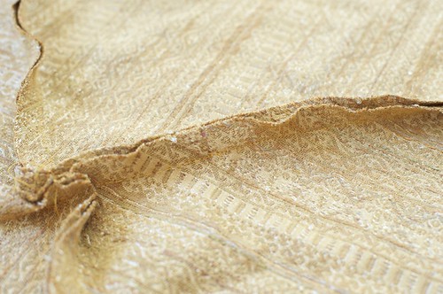 Basting in zipper area