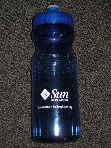 Sun's Grace Hopper Conference water bottle
photo: copyright 2009 Katy Dickinson