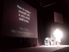 me glowing at ignite