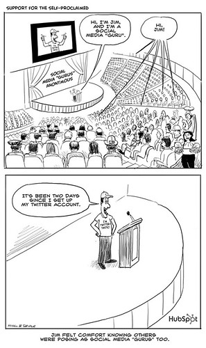 Suport for the Self-Proclaimed - Marketing Cartoon