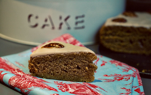 Pumpkin Cake with Brown Butter Icing