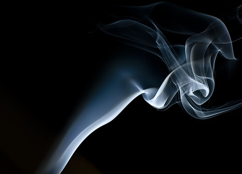Beautiful Destruction photograph of smoke using a Nikon D90 and 50mm lens