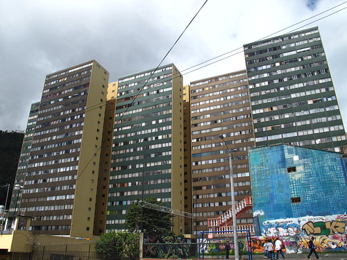 Office towers in Bogota Colombia