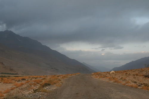 Driving home - cloudy dusk