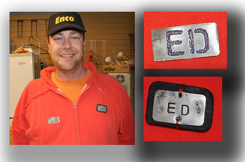 Ed's Name Tag - photo by Jason O'Reilly