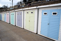 Beach cabins at Lyme