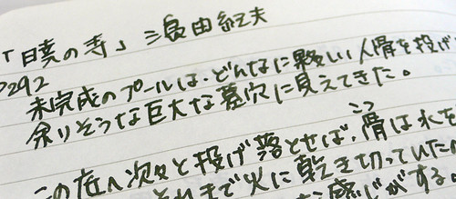 レーシンググリーンとゲーテ – 夜の果てへの旅