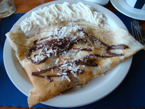 Dinner at Creme De La Crepe 101509Th