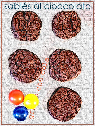 Sablés al cioccolato e fleur de sel di Pierre Hermé