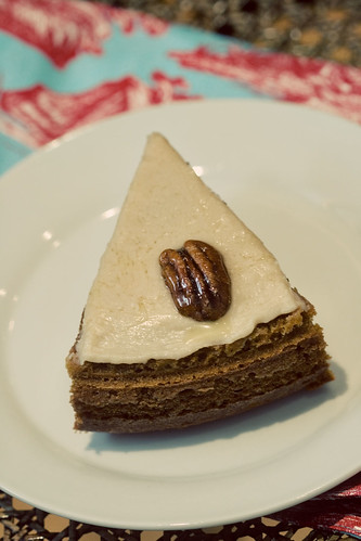 Pumpkin Cake with Brown Butter Icing