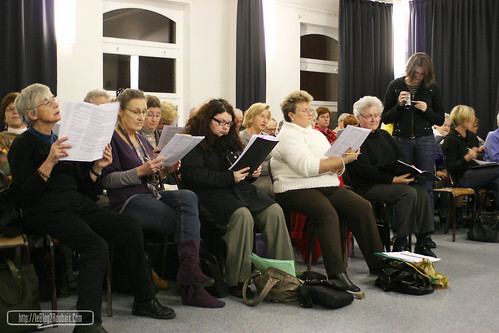 Choeur Chante Vie en répétition
