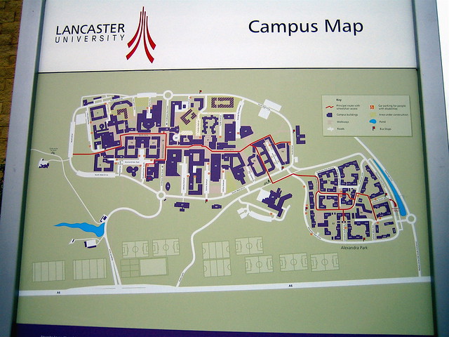 Campus Map Lancaster University By Mountaineer Flickr Photo 4076544646 11785a28fc Z 