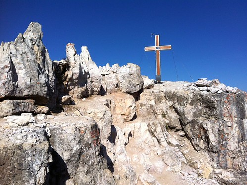 Toblinger Knoten, das Gipfelkreuz