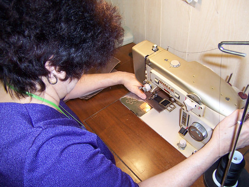 commercial sewing with 1967 White machine