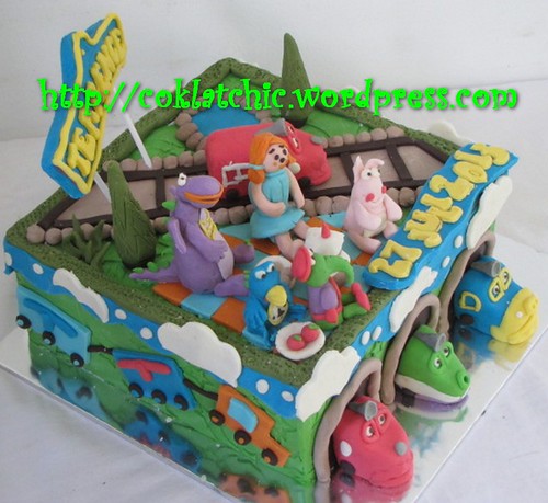 Cake Chuggington dan dibo