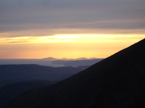 Sunset from Sron Na Ciche