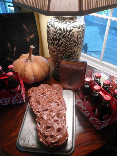 Fouke Monster Foot Cake