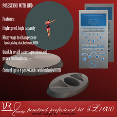 VR Posestand professional with hud
