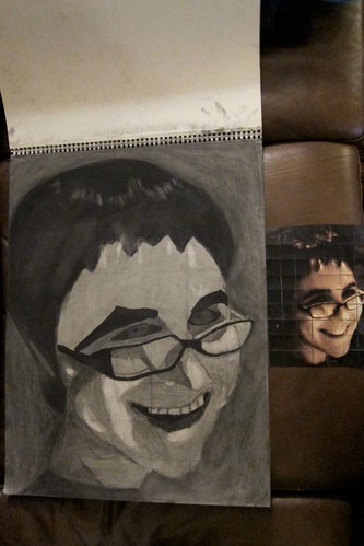 Charcoal Portrait of Jessica by Paul Dickinson Goodman