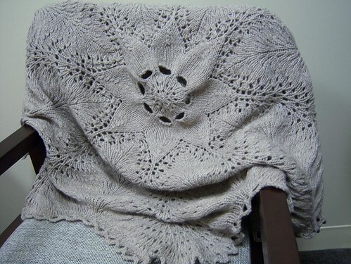 Hemlock Ring Blanket - completed