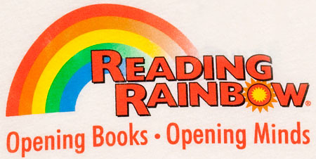 80s Tees Reading Rainbow TV Show Logo Beige T Shirt $24
