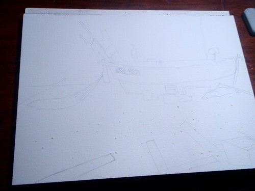 Masking fluid - boat project