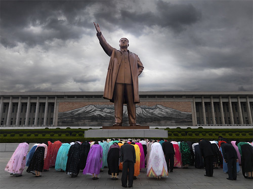 Kim Il Sung statue - North Korea