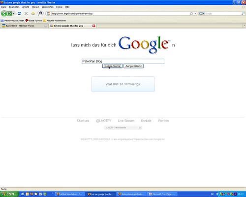 Such doch mal mit Google