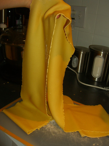 Rolled out dough