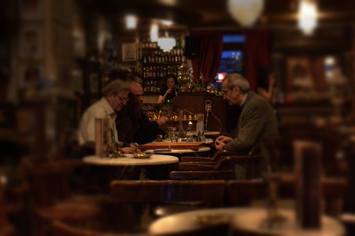 A beautiful shot of men playing backgammon in a coffeeshop in Greece. Photo by Klearchos Kapoutsis