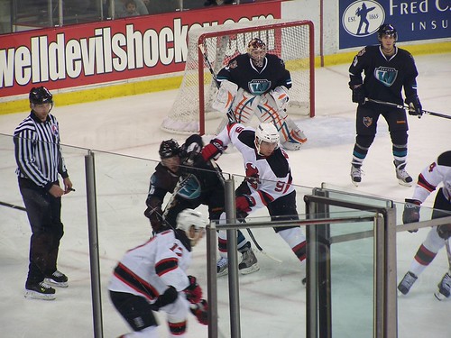 2009-10-10 - Lowell Devils Opening Night vs Worcester Sharks 156