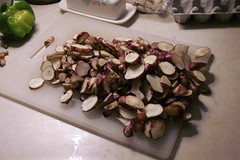 chopped jerusalem artichoke