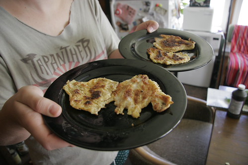 finished fried pumpkin blossom