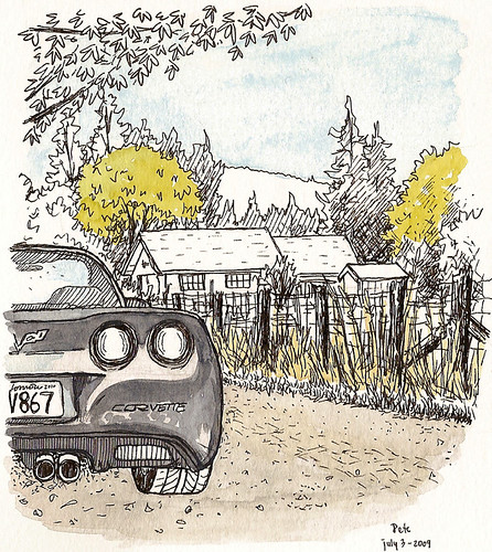 a corvette in medford