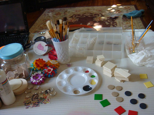 todays work area