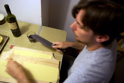 Cutting tagliatelle