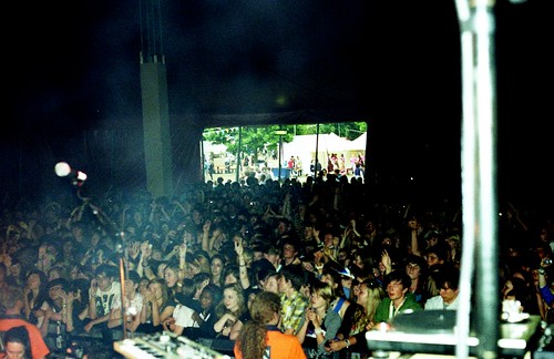 underage festival crowd