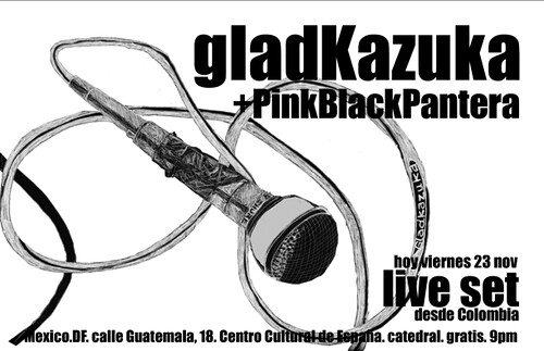 pinkBlackPantera y Gladkazuka Live en Mex