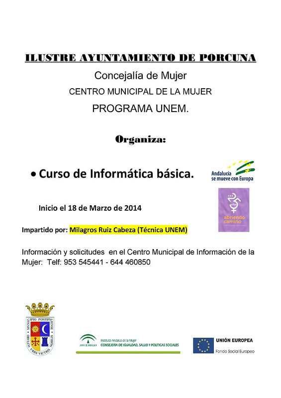 El Centro de la Mujer pone en marcha un taller de informática básica ...