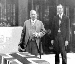 Laying of cornerstone, 10 August 1937 by Governor Towers and Prime Minister Mackenzie King