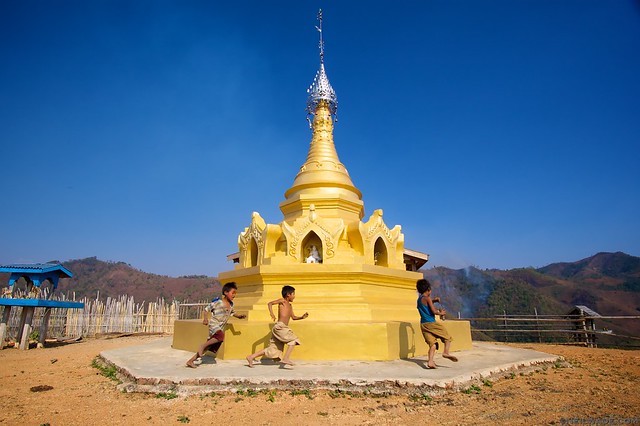 Myanmar Burma Buddhist Stupa