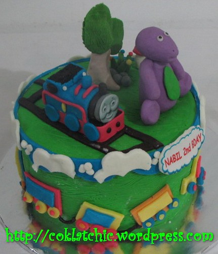 Cake Thomas dan Barney